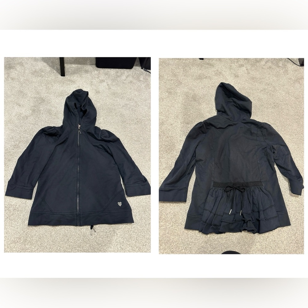 Juicy Couture 3/4 Sleeve Zip Up Hoodie